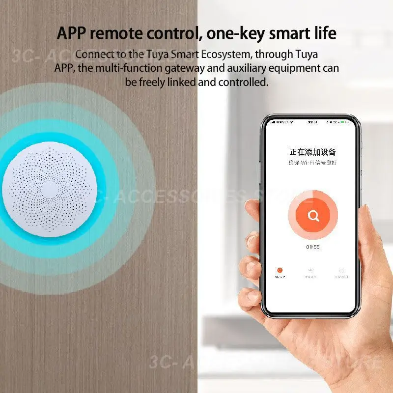 

Smart Gateway Tuya Wireless Multi-function Gateway Zigbee3.0 Ac90-240v Multi-mode Gateway Smart Home Wifi Smart Bridge Brug