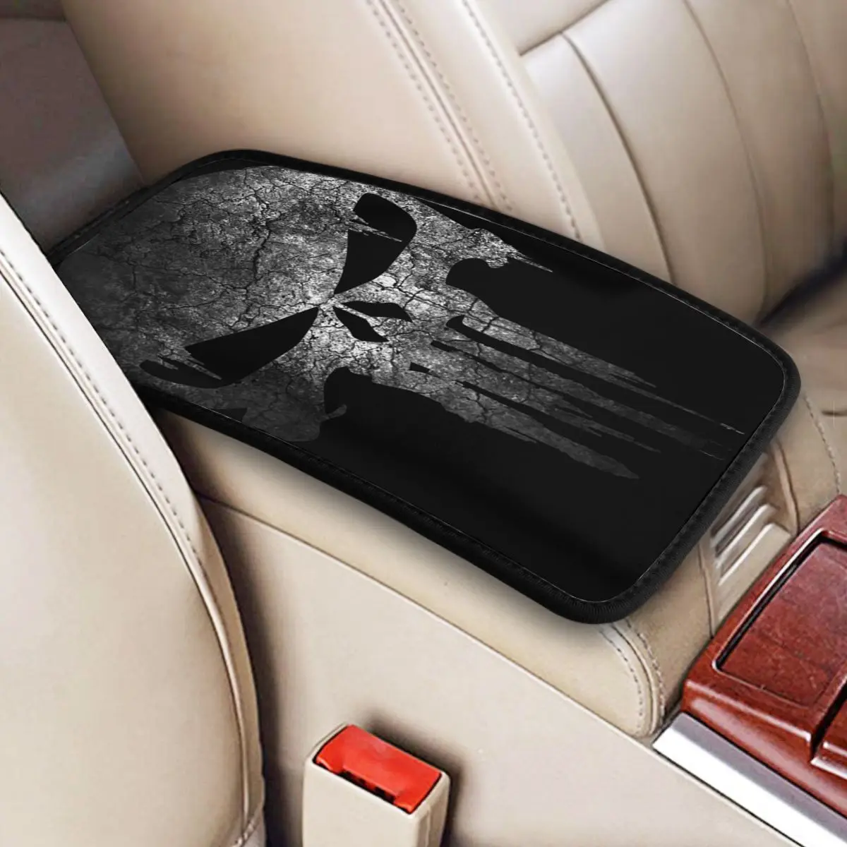 Универсальная накладка на подлокотник автомобиля INSTANTARTS коврик-Каратель