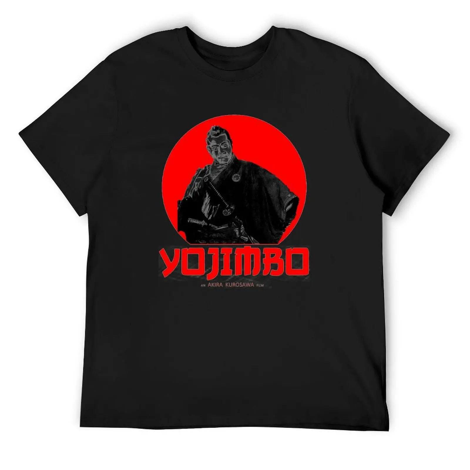 Фото Футболка YOJIMBO SANJURO AKIRA KUROSAWA CLASSIC SAMURAI TOSHIRO MIFUNE, дешевые вещи, персонализированные футболки для мужчин, хлопок №1