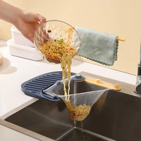 kitchen sink strainer set sink filter with 50pcs net bags drain vegetable leftovers drainer basket anti clogging kitchen tools