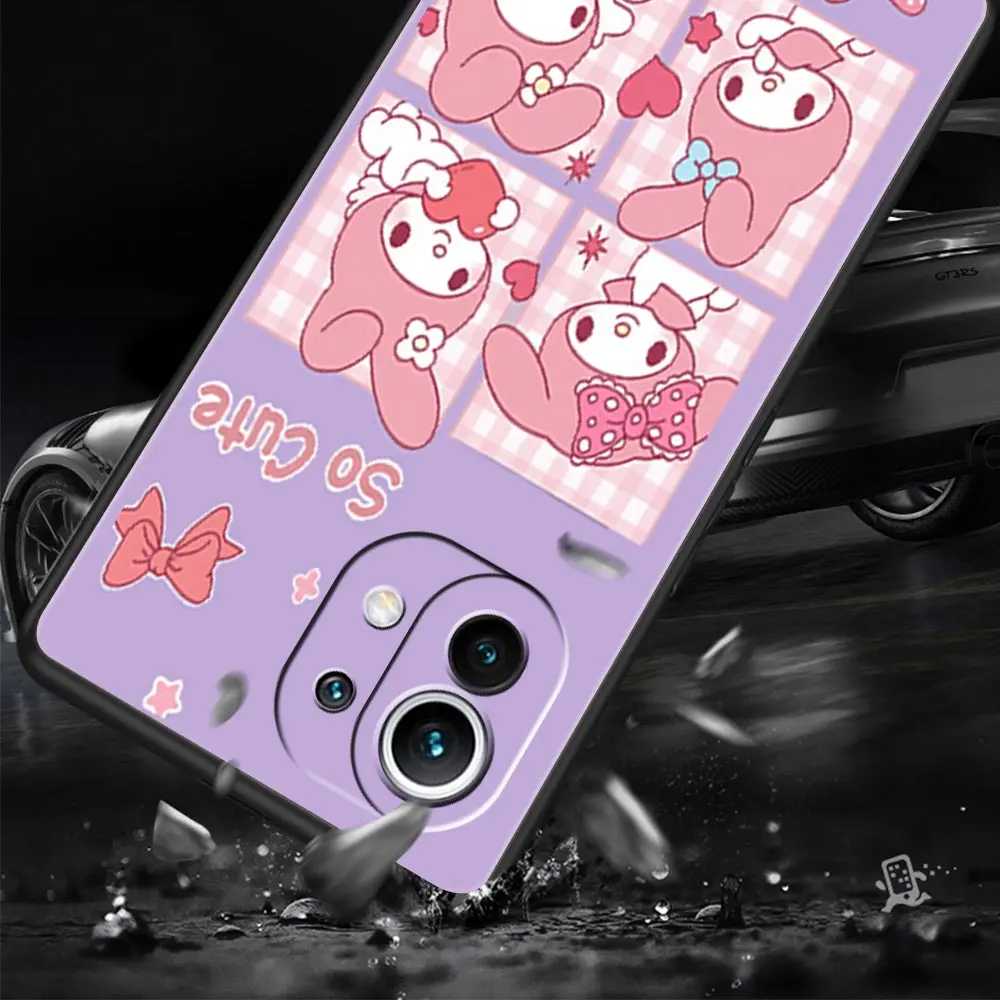 Чехол Kuromi для Xiaomi Mi Poco X3 NFC M4 M3 Pro F3 GT F1 11 Lite Note 10 11T 10T 9T мягкая задняя крышка телефона
