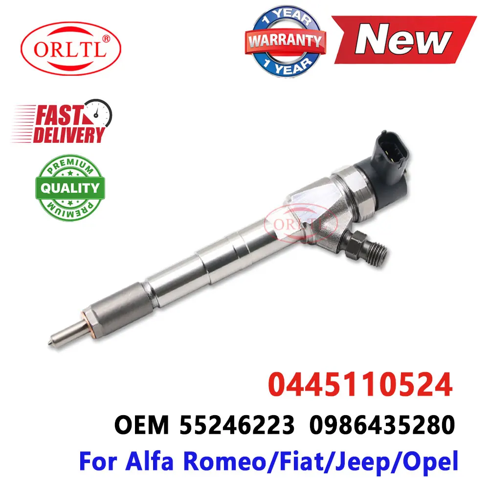 0445110524 Новый форсунка 0445 110 524 в сборе 0 445 для FIAT 500L ALFA ROMEO VAUXHALL OPEL 1 6 D 55246223 0986435280