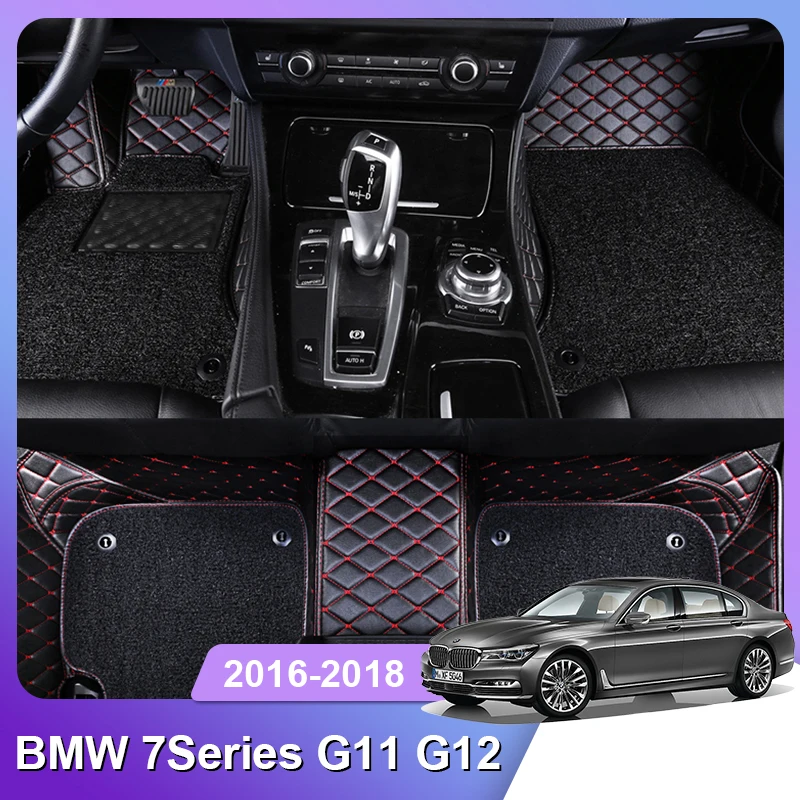 

Custom Fit Car Floor Mat for BMW 7 Series G11 G12 5seat Accessories Interior ECO Thick Carpet Customize for Left and Right Drive