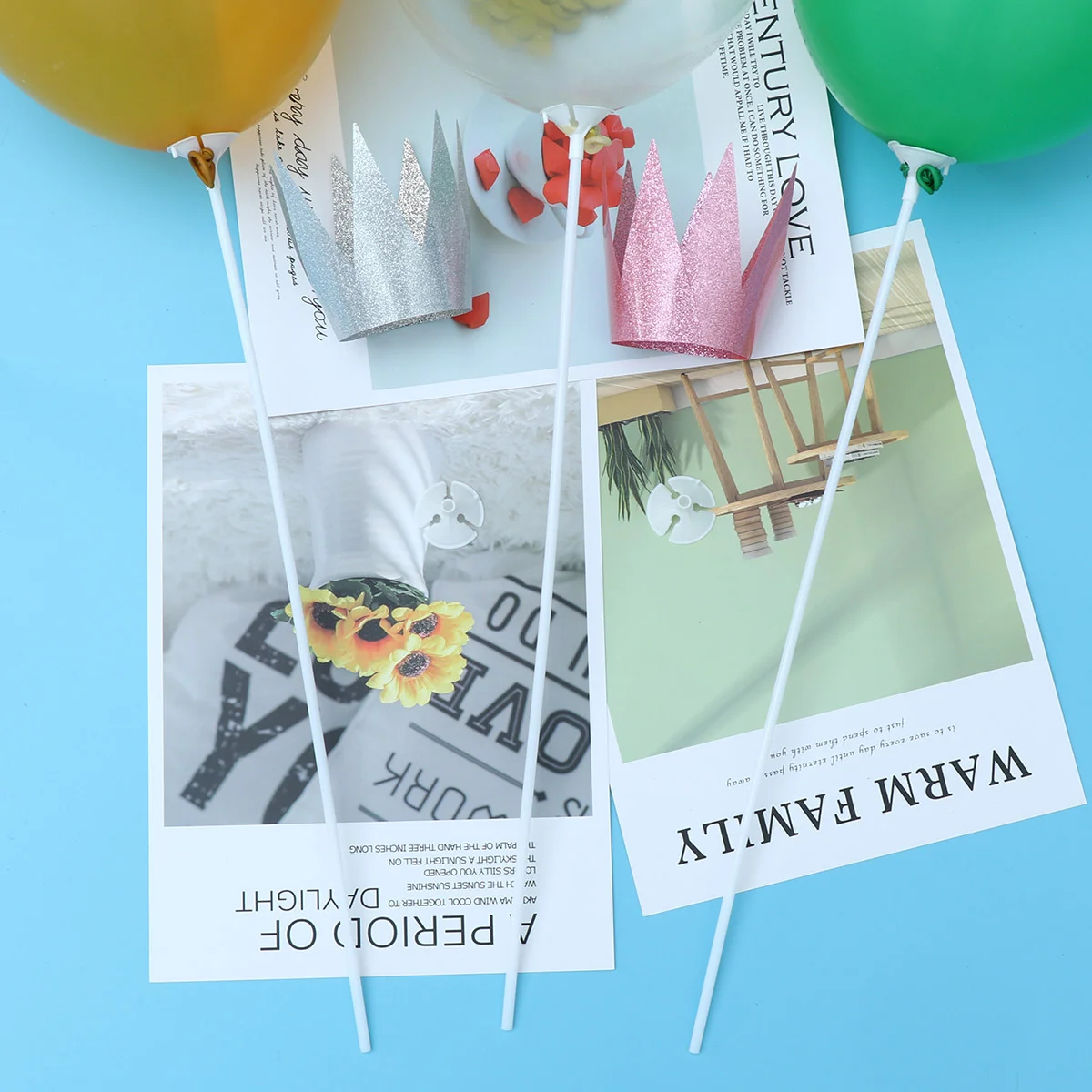 200 шт. воздушных шаров в виде палочек |