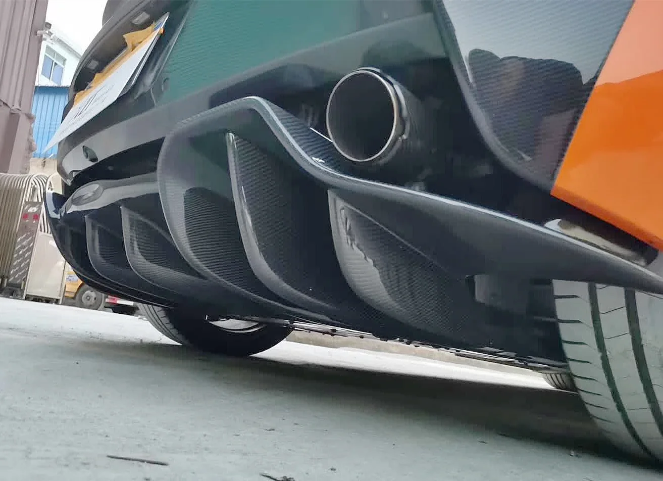 Задний диффузор из сухого углерода в стиле OEM задняя губа для корпуса McLaren 540C 570S