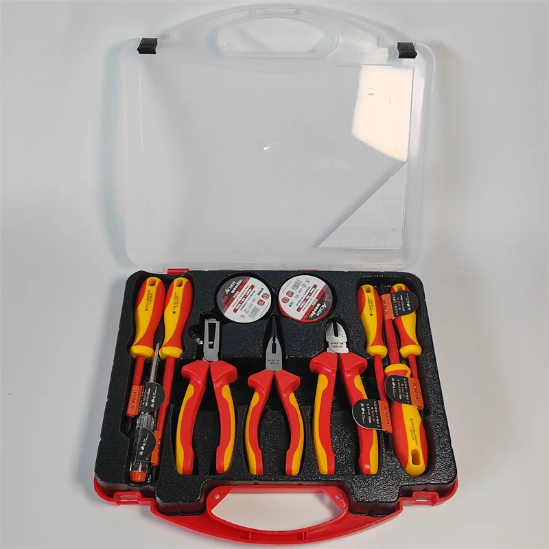 S673-11 SFREYA VDE 1000V теплоизоляционные инструменты чехол двойной цвет 11 шт Набор