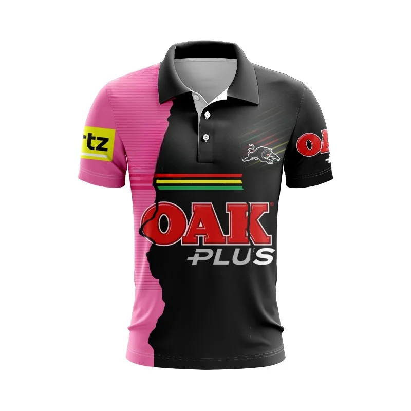 Рубашка-поло Pengris Black Panther Rugby Championship 2024.