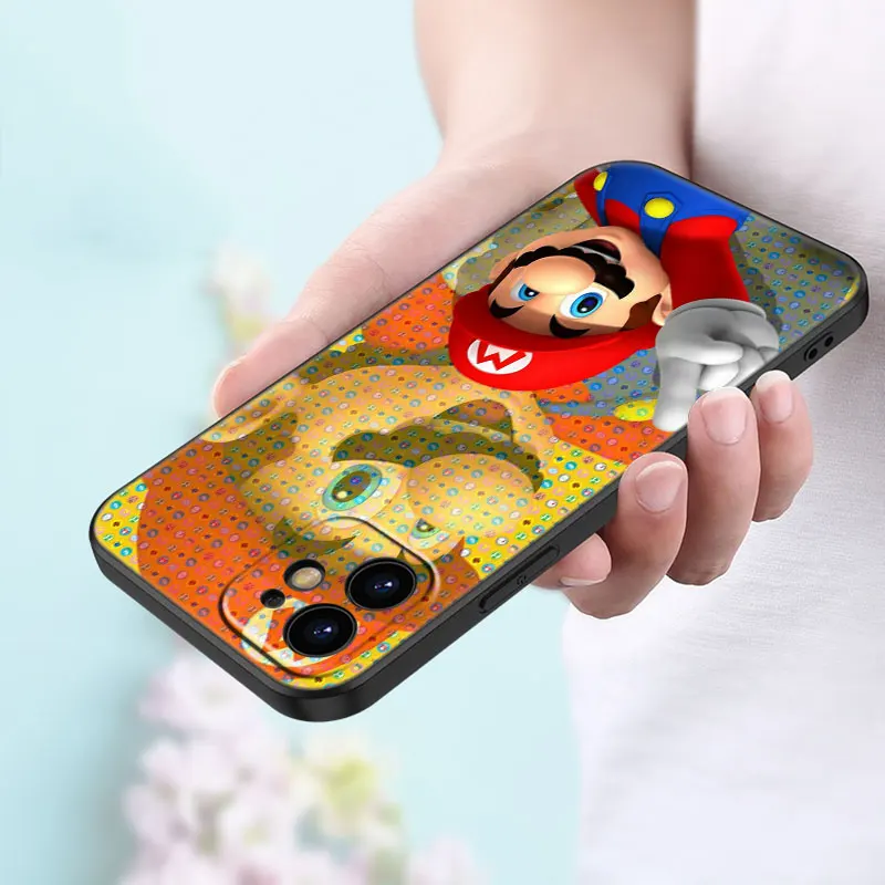 Super M-Mario Bros чехол для телефона Samsung Galaxy M35 M15 M55 M14 M54 M53 M34 M33 M52 M51 M12 M13 M23 Note 10 20 Ultra 5G