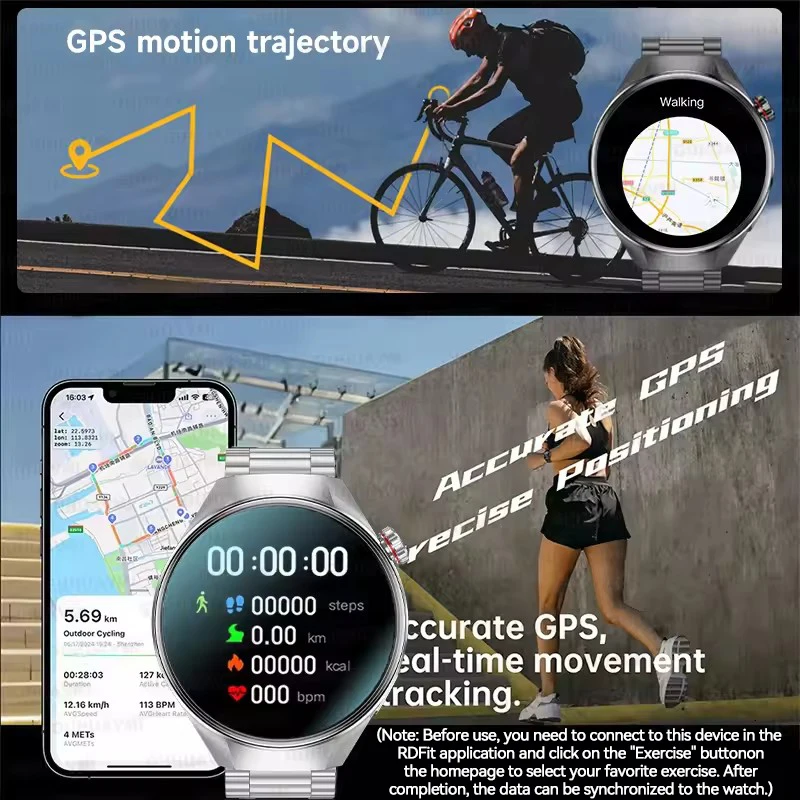 Фото Новые смарт-часы G5 PLUS 2025 года для мужчин: AMOLED-экран 1,75 дюйма, GPS, отслеживание траектории движения, пульсометр, Bluetooth-звонки, водонепроницаемость IP68 №4