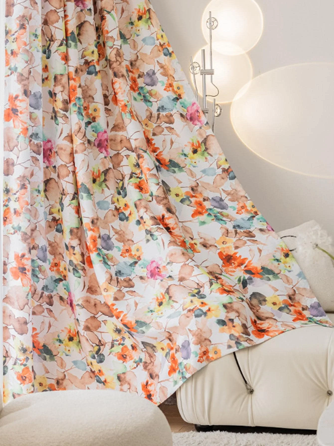 Полузатемняющие шторы для гостиной в американском сельском стиле шаохуа 1 шт.