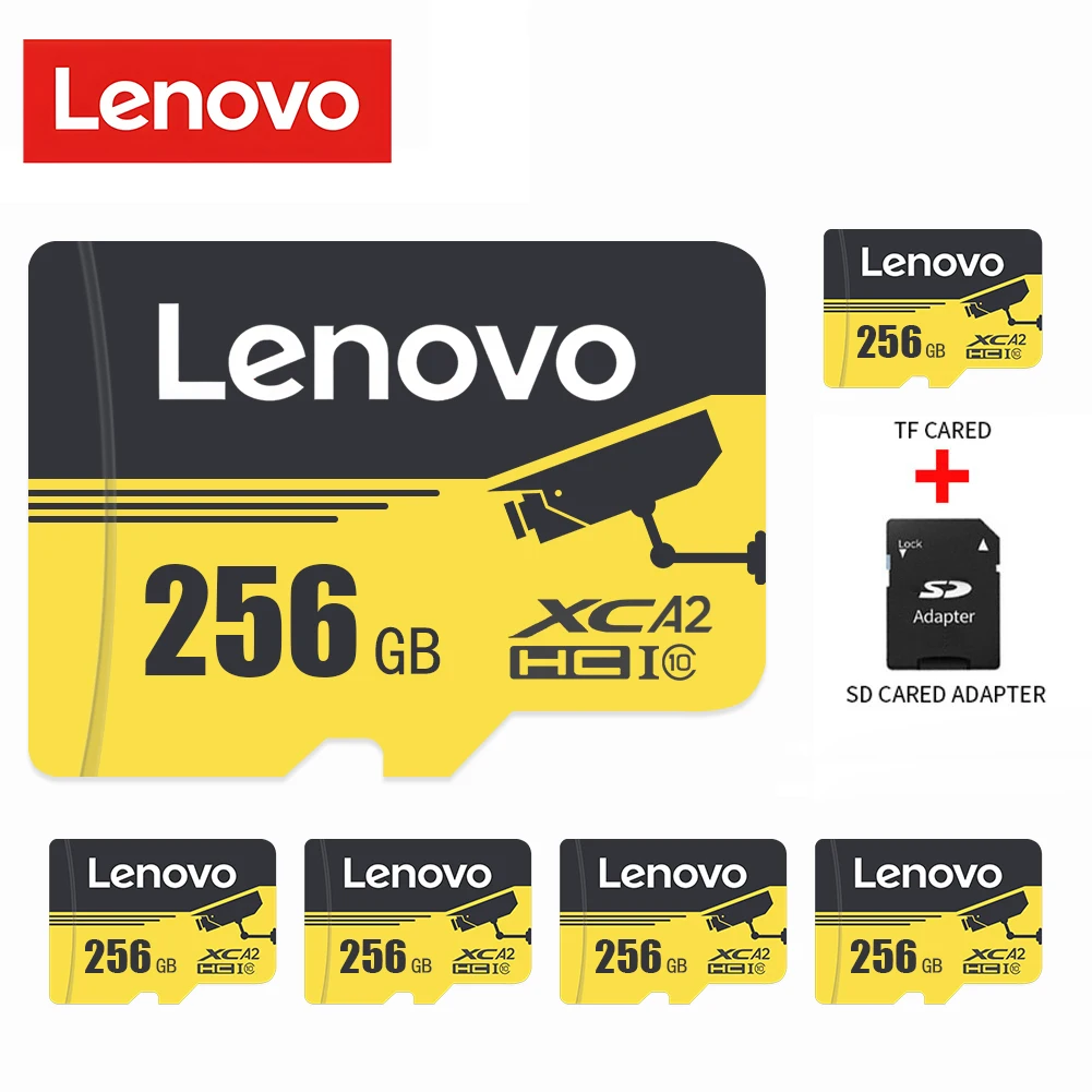 

Lenovo High speed SD/TF Flash Memory Card 2TB 1TB 512GB 256GB 128GB 64GB Class 10 Waterproof Micro TF SD Card For Phone Camera