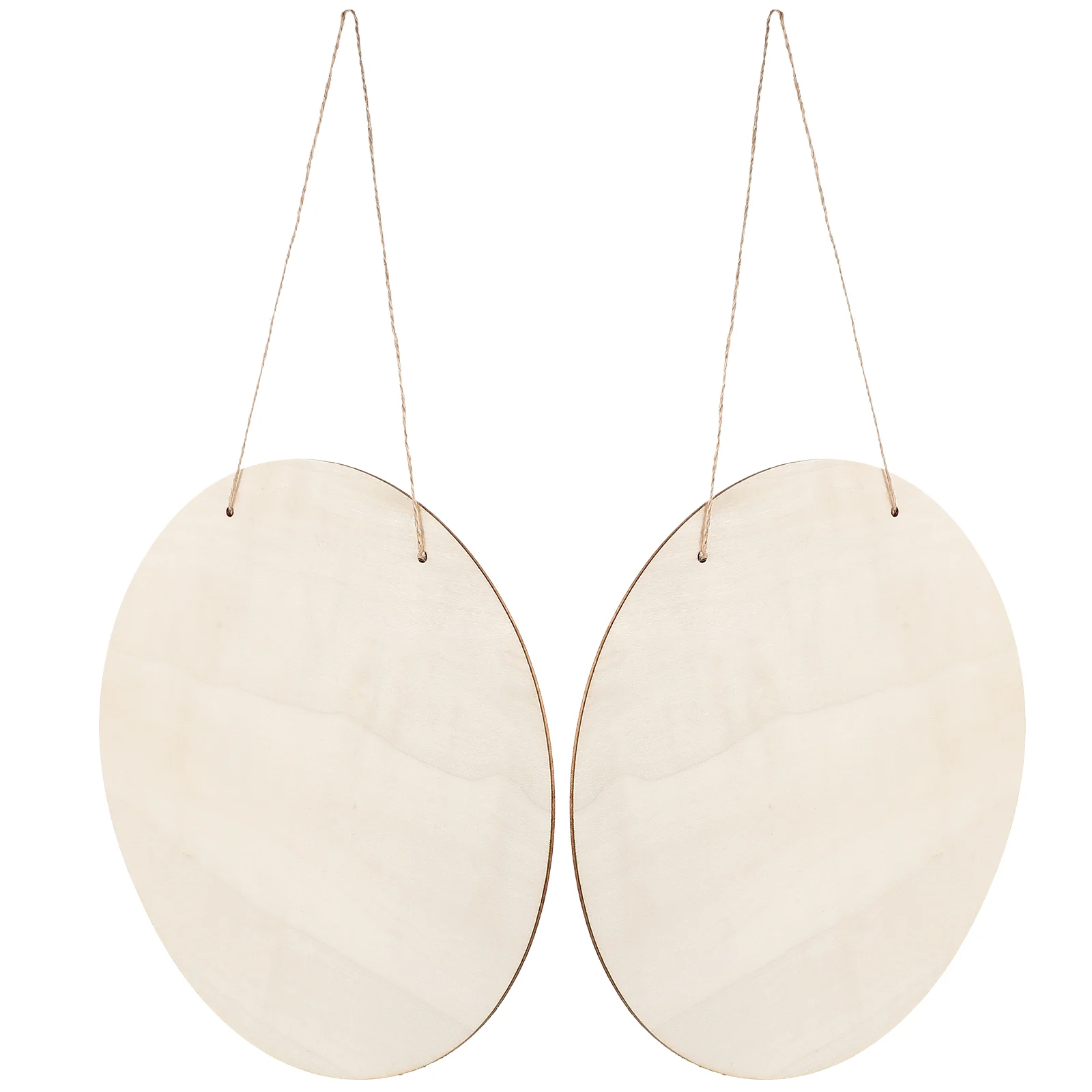 

DIY Door Hanging Sign Wood Rounds Crafts Plain Wooden Slice Boards Circles Front Signs