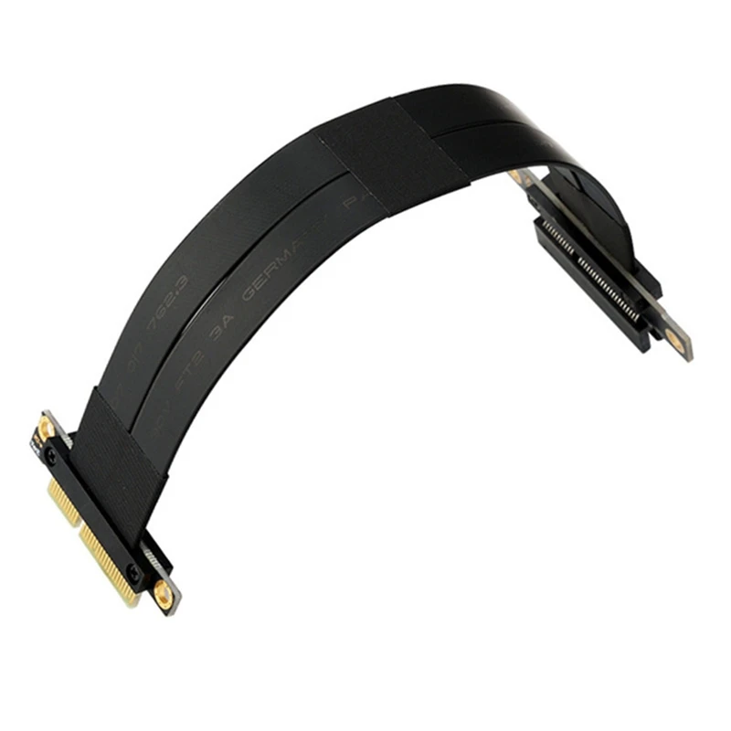 

Удлинительный кабель для видеокарты PCI-E 3,0 4X-4X, PCI-E X4-X4 «штырь-гнездо», 180 градусов