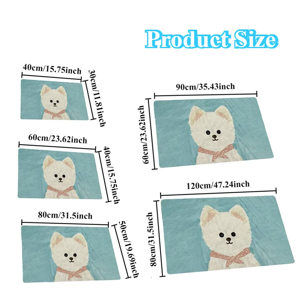 1 шт. коврик для ванной комнаты с рисунком щенка креативная картина маслом сушка