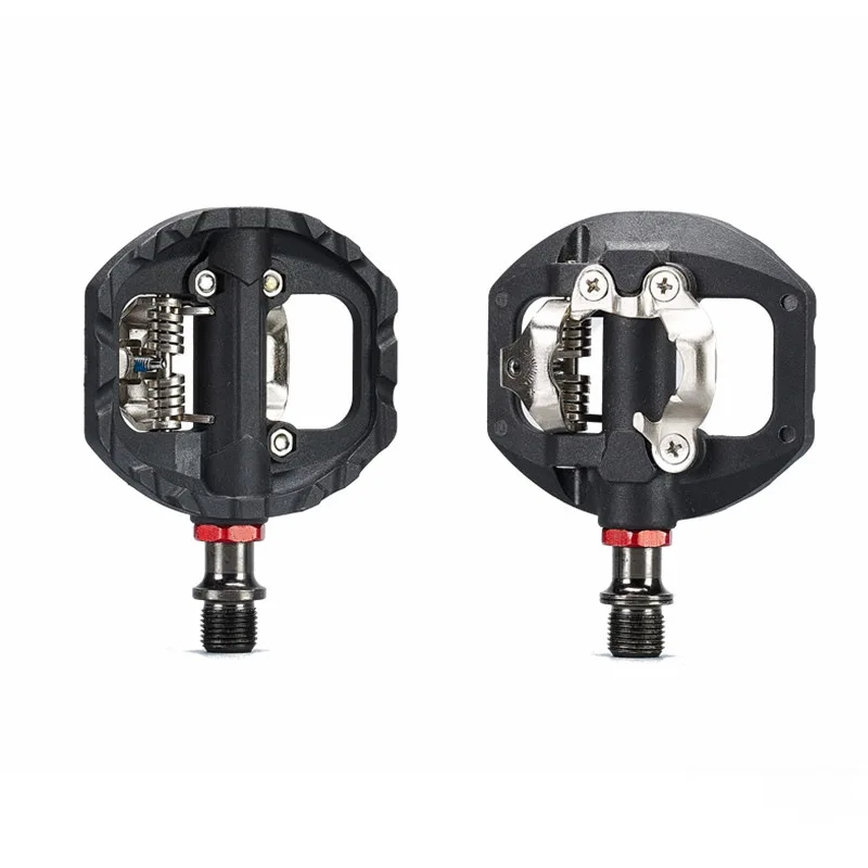 

Новинка, яркий черный нейлон DU + подшипник MTB, горный велосипед XC без клипсов, велосипедные педали SPD, велосипедные педали с клипсами