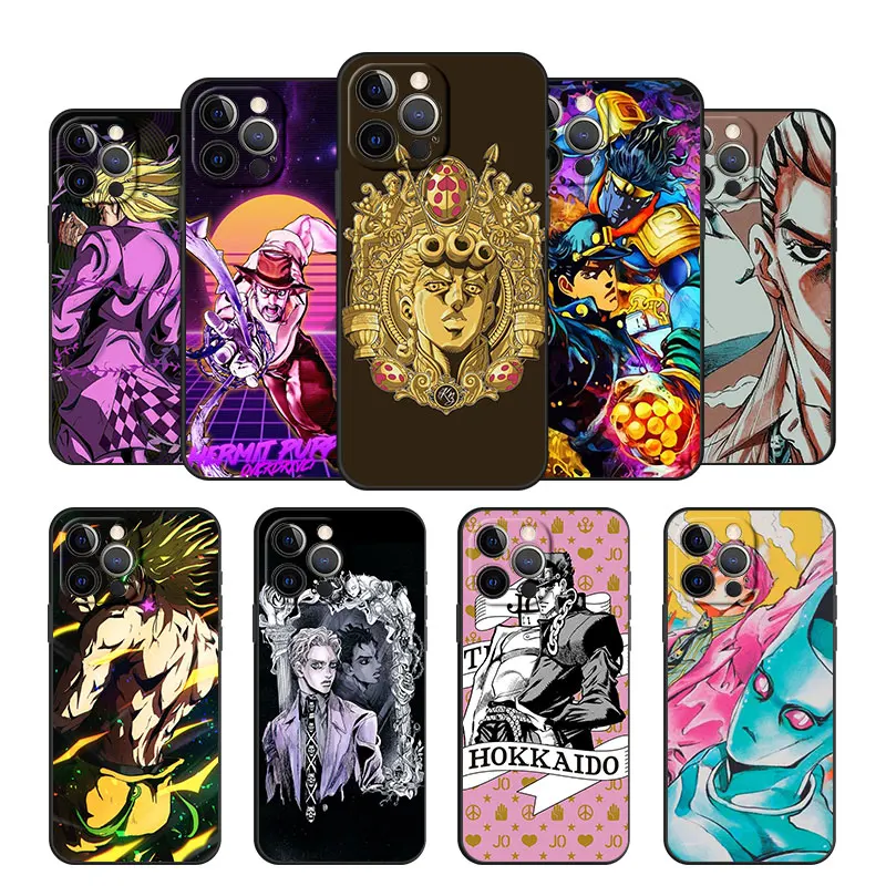 

Cover Case for iPhone 11 12 13 Mini Pro Max SE 2020 11Pro 12Pro 13Pro Trend Coque Capa Thin Cell Soft Anime JoJo Killer Queen