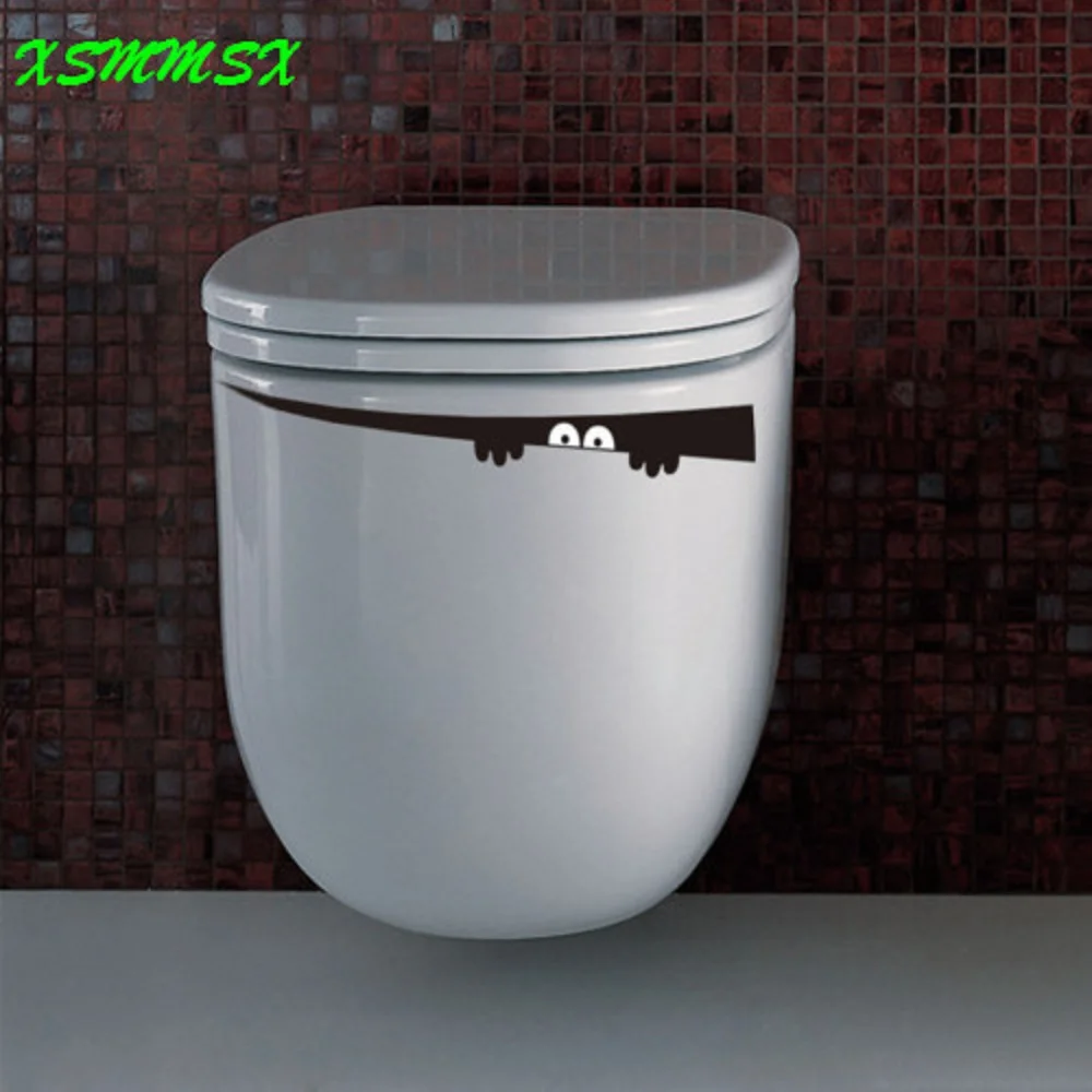 

Free Shipping 3D Cartoon waterproof car wall stickers toilet stickers for livingroom bathroom kids room wall decals vinyl pvc