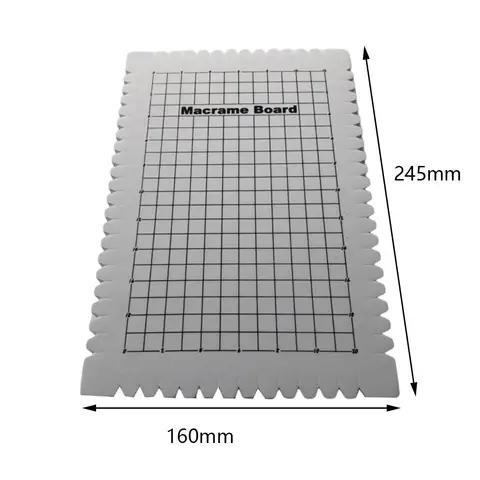 Блокирующие доски для вязания с сетками — доска для макраме из дерева ручной работы, связанная крючком, 6,29x9,64x0,78 дюйма