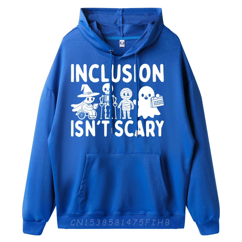 Включение Isn t Scary Slp Хэллоуин Sped Teacher Призрак Мумия Мужские футболки с рисунком