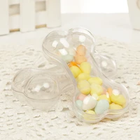 plastic bone shape candy box birthday party wedding christmas gift boxes jewelry storage container gift bags packaging box