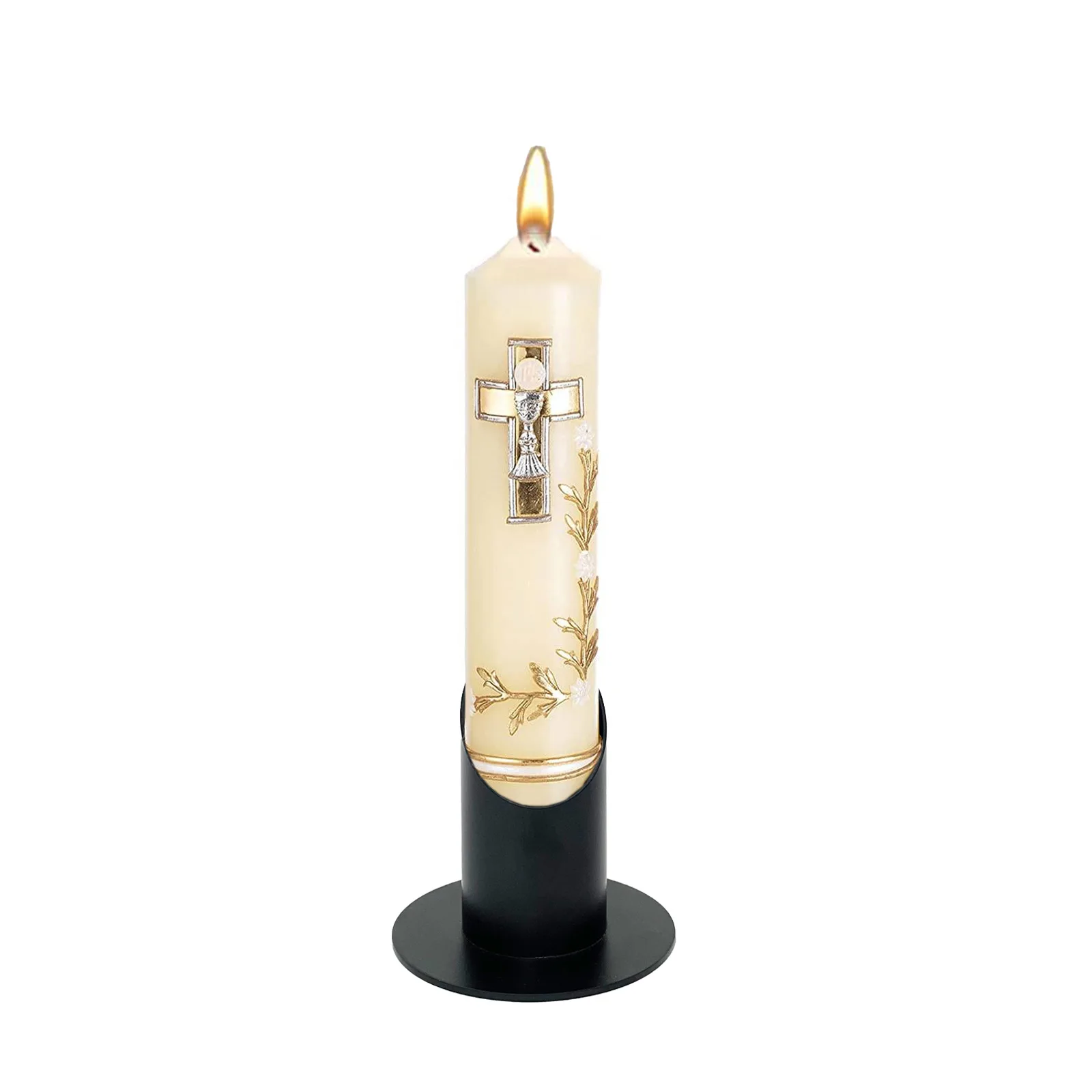 Black White Candlestick Candles Base Tapers Holder Christmas Wedding Party Home Candlestick Pillar Stand