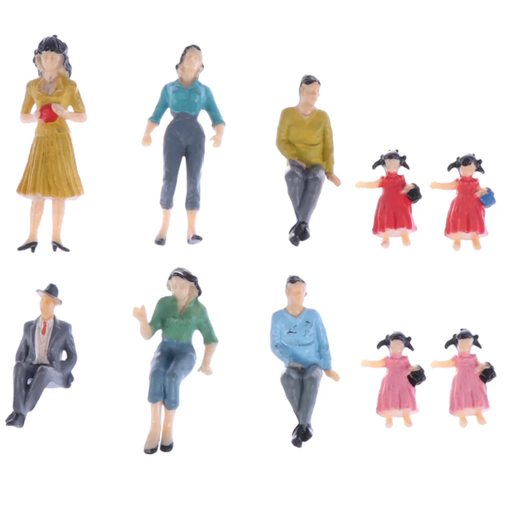 

Miniature People Figurines Tiny People Figures Family People Dollhouse Figures Scale Model Trains Architectural Figures