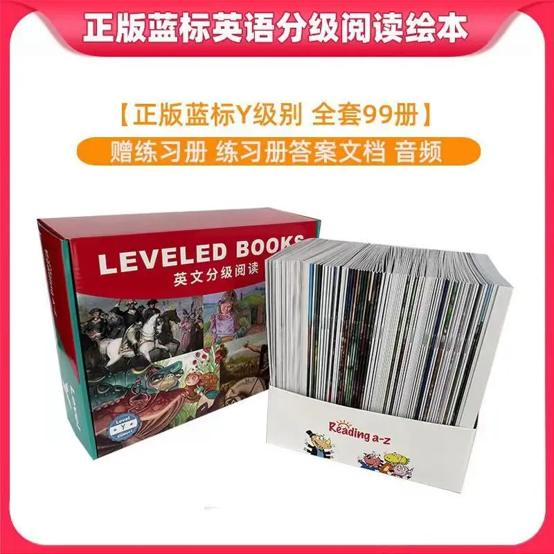 RAZ Leveled Books ( Level Y) Quisite Gift Box Translation Manual+exercise Book High-quality Children's English Reading