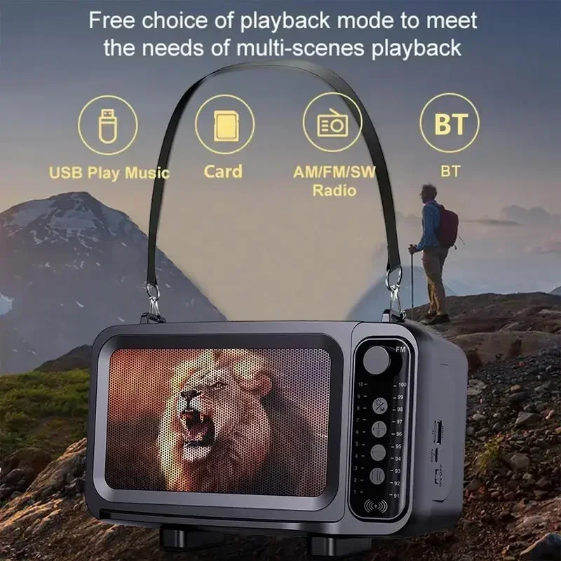 Многофункциональный беспроводной радиоприемник на солнечной батарее с