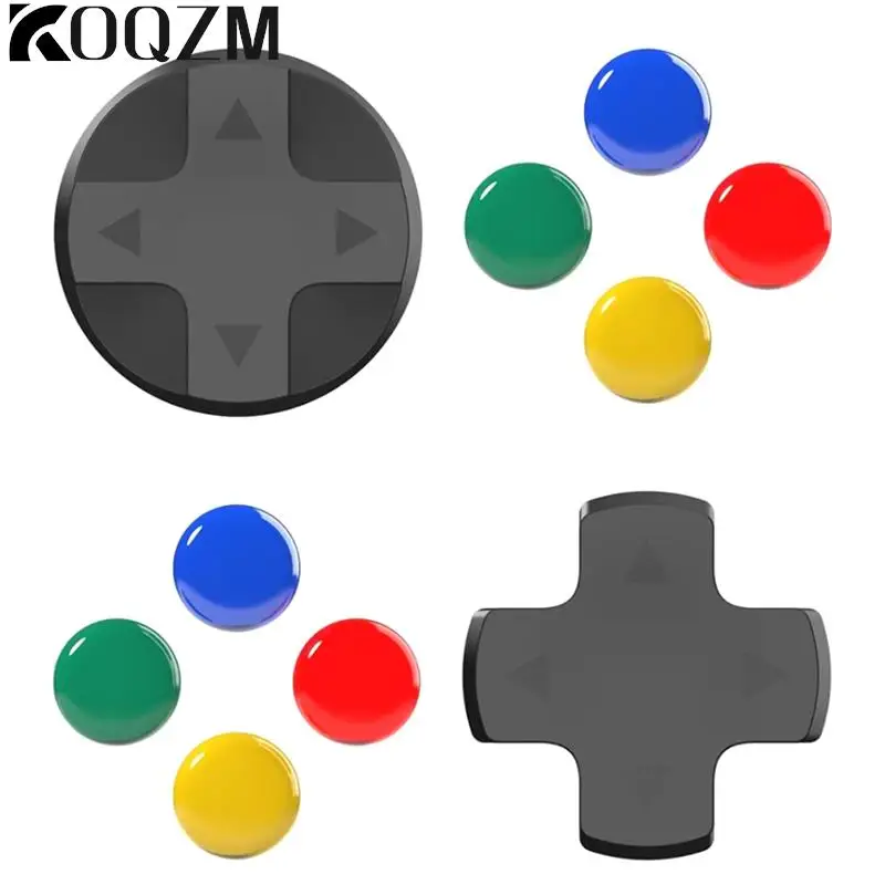 

A Set Joystick Protective Rocker Caps Thumb Grips Cover D-Pad Button Case NS Direction Key Stickers
