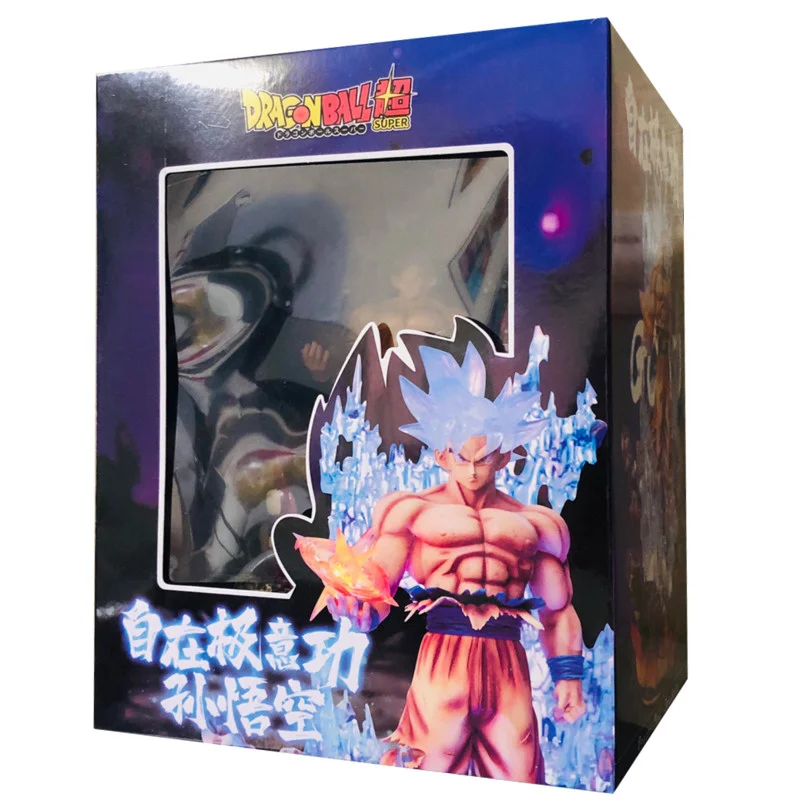 Супер аниме-фигурки Dragon Ball модель GK Ultra Instinct Goku фигурка из серебра migcase No Gokui Key Of