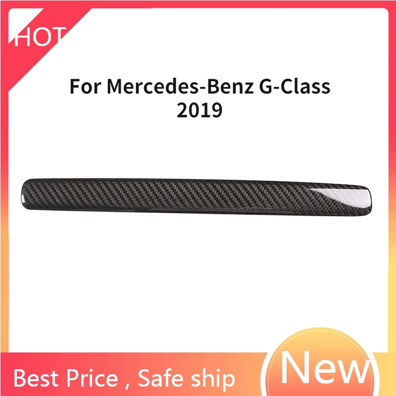 

For Mercedes-Benz G-Class 2019 Car Accessories Glove Box Handle Cover Real Carbon Fiber 1 Piece Set re