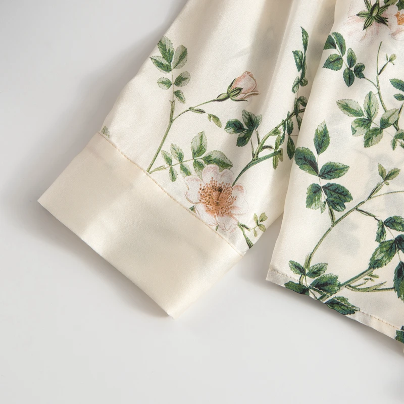 Женская атласная рубашка с длинным рукавом