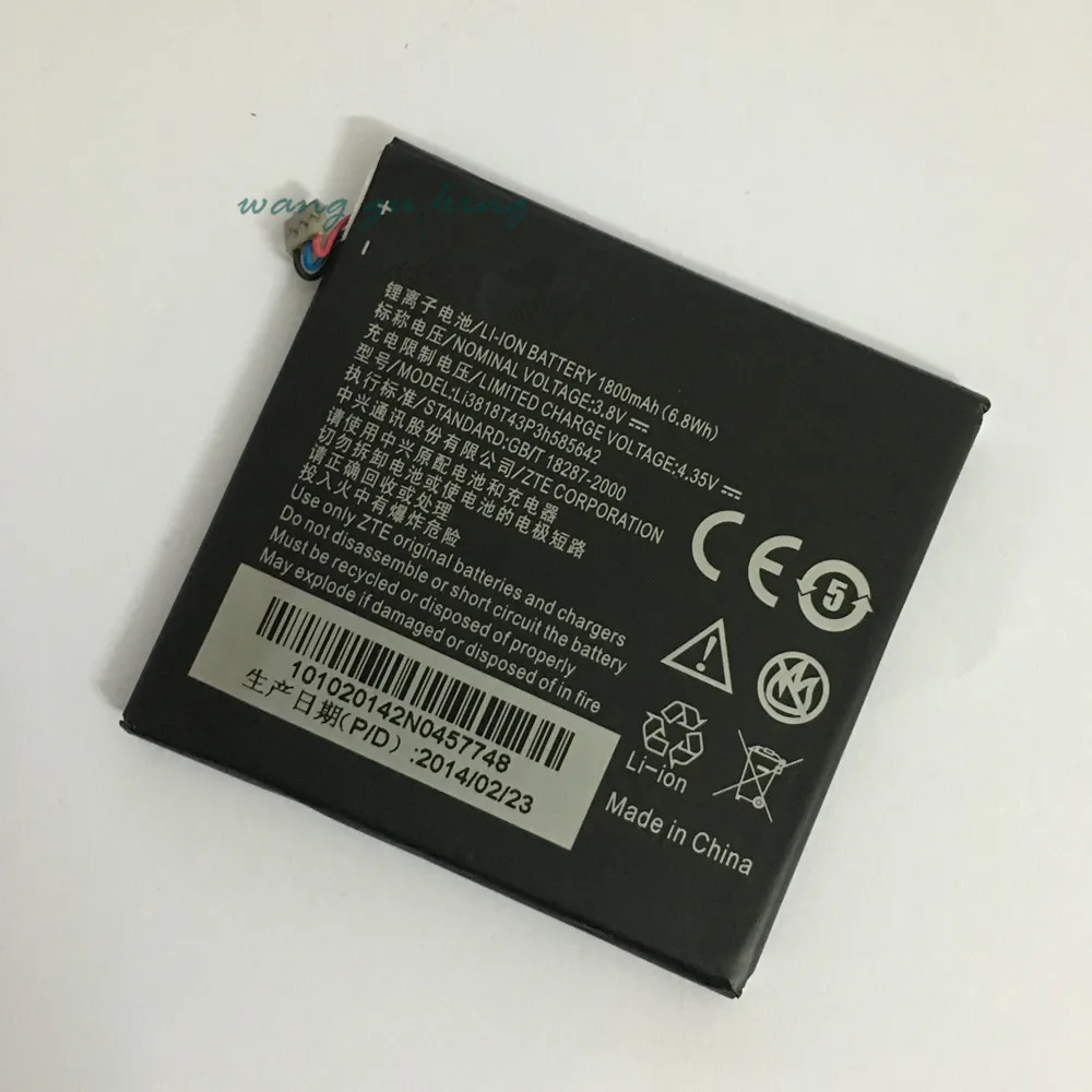 

New Li3818T43P3H585642 3.8V 1800mAh Battery for ZTE