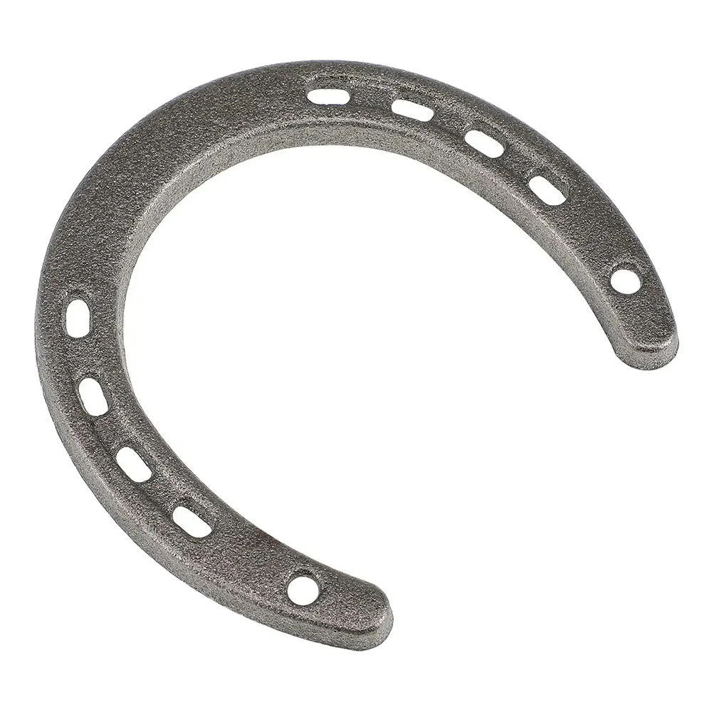 

Настенное украшение из чугуна подкова серебристого цвета