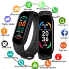 Смарт-часы M6 для мужчин и женщин, фитнес-браслет с пульсометром, водонепроницаемые спортивные Смарт-часы для Xiaomi, IPhone, Android