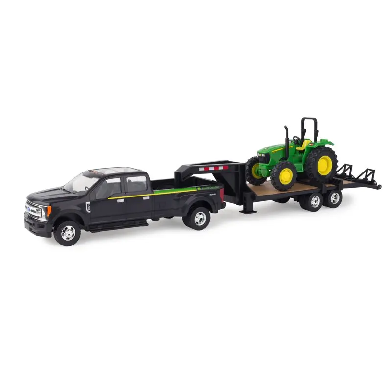 

Toy Truck And Toy Tractor Set, 2017 Ford F350 & 5075E Tractor, 1 32 Scale