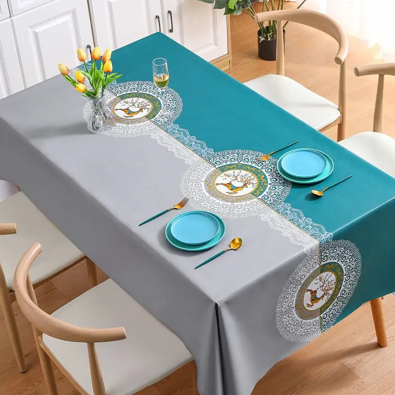 Colorful and beautiful tablecloth, waterproof and oil resistant_AN3234