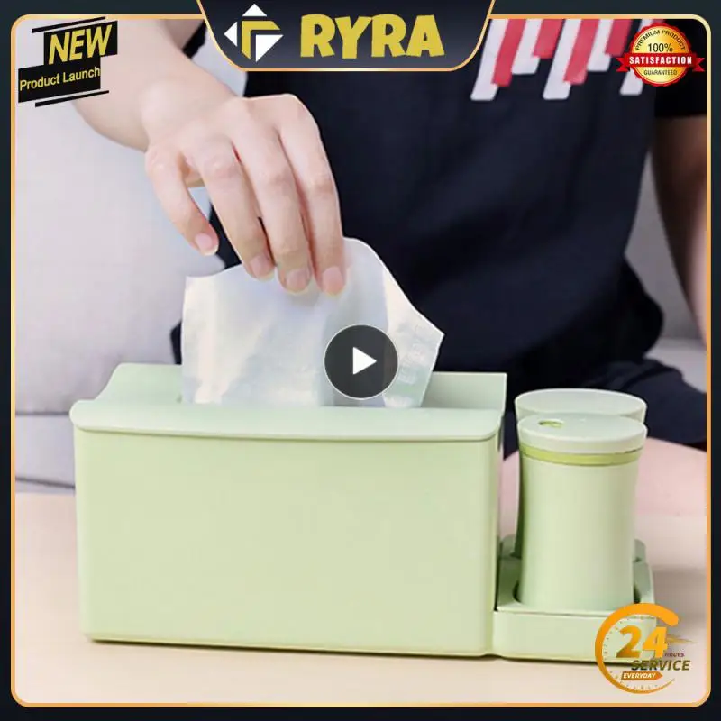 

Tissue Set Health And Windmill Creative Paper Case Simple Fashionable Paper Bag Bamboo Fiber Tissue Box For Living Room For Home