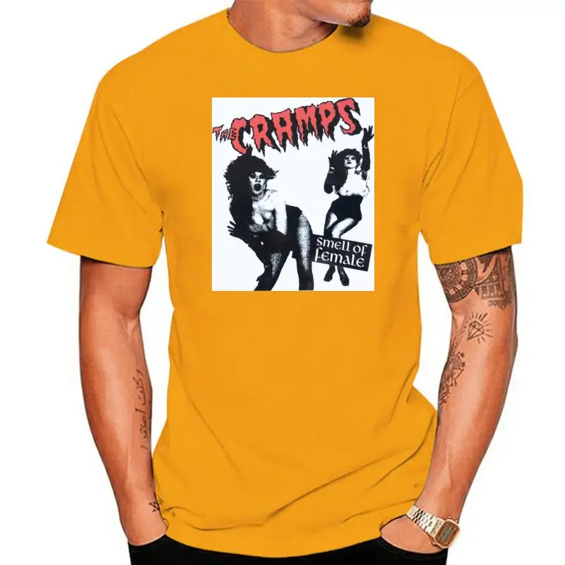 The Cramps 'Smell Of Female' (White) T-Shirt - NEW &amp OFFICIAL!
