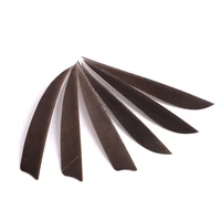 25pcs 5inch archery feather right wing real feather for arrow diy fletches feather arrow accessory