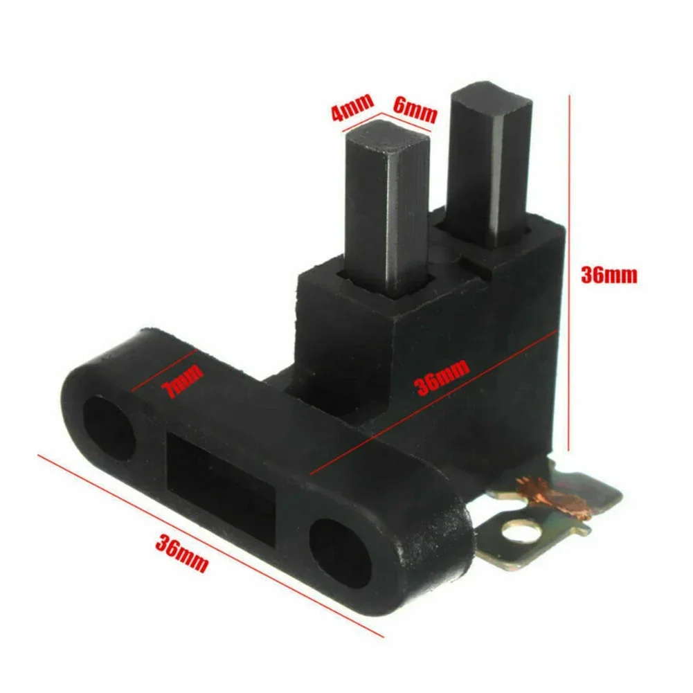 

1 шт. узел угольной щетки для бензинового генератора 2 кВт-7 кВт, аксессуары 1/4 дюйма, отверстия для болтов, универсальная головка генератора, детали генератора