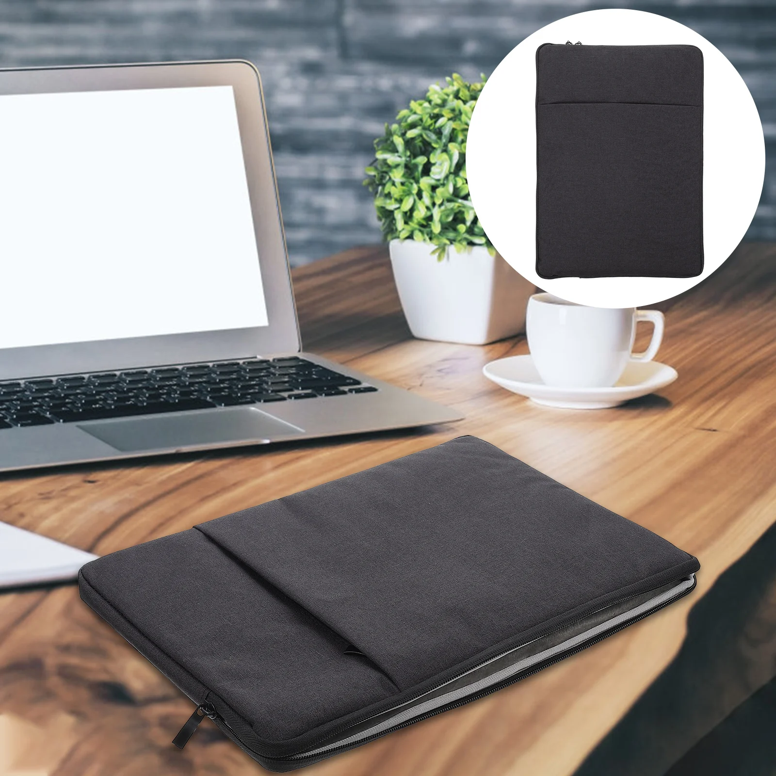 

Laptop Casecovercomputer Inch Sleeve Carrying Organizer Polyester Portable Waterproof Wear Shockproof Pc Resistant Briefcase