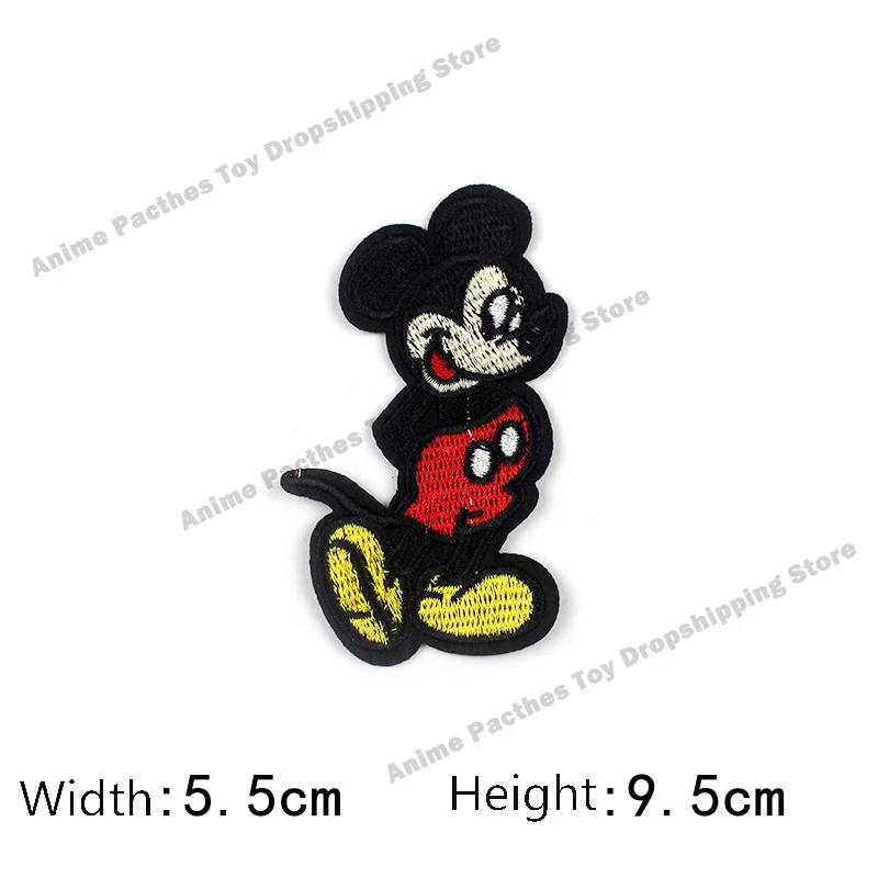 Mickey Minnie Mouse Embroidered Patches on Clothes for Children Stickers Disney Cartoon DIY Sewing Pant Bag Clothing Kawaii Gift images - 6