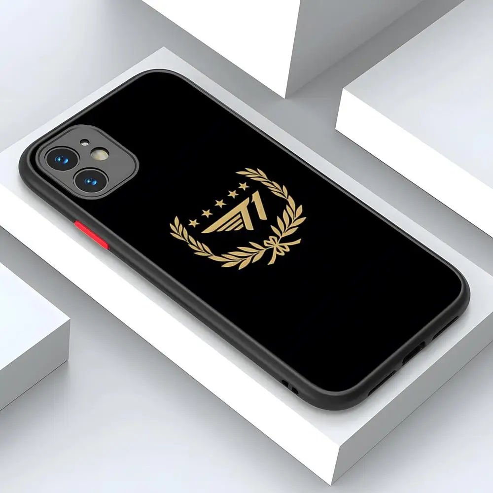 MINISO-2024 T1 Team L-Lols Lck Faker чехол для телефона матовая прозрачная задняя крышка IPhone 16 15 14