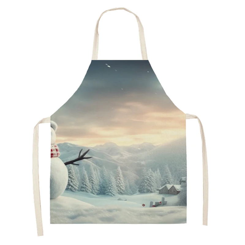 Кухонный Фартук для женщин льняной водонепроницаемый фартук мужчин и детей