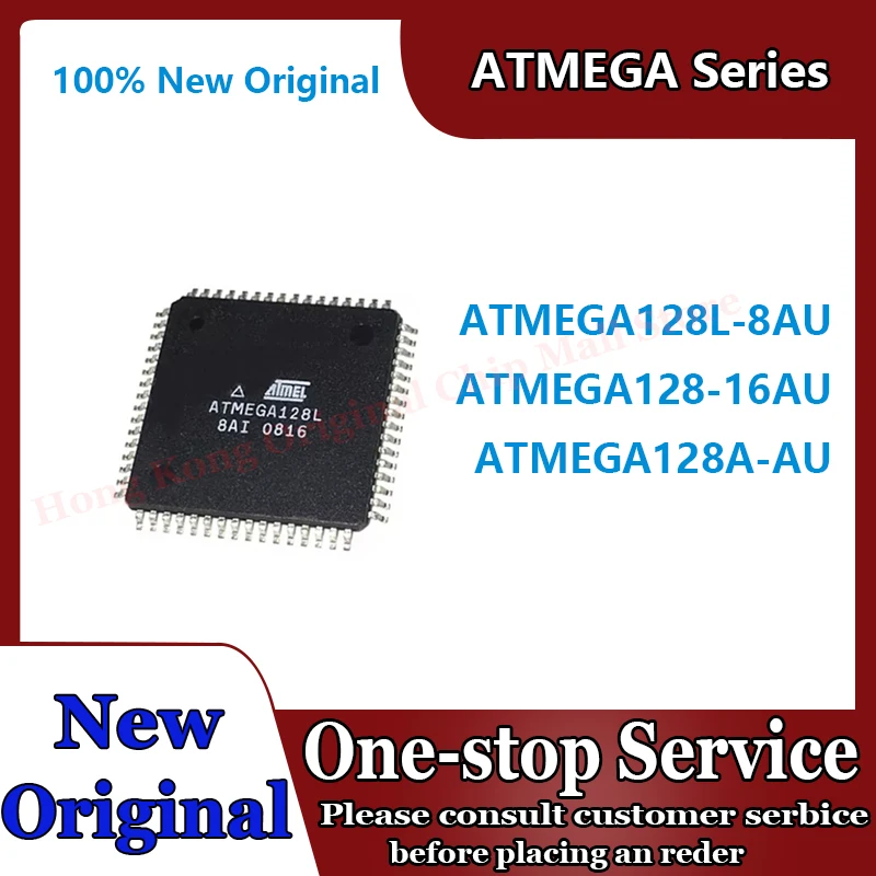 

100% New Originl ATMEGA128-16AU ATMEGA128A-AU ATMEGA128L-8AU ATMEGA128 16AU ATMEGA128A AU STM IC MCU QFP-64 Chipset