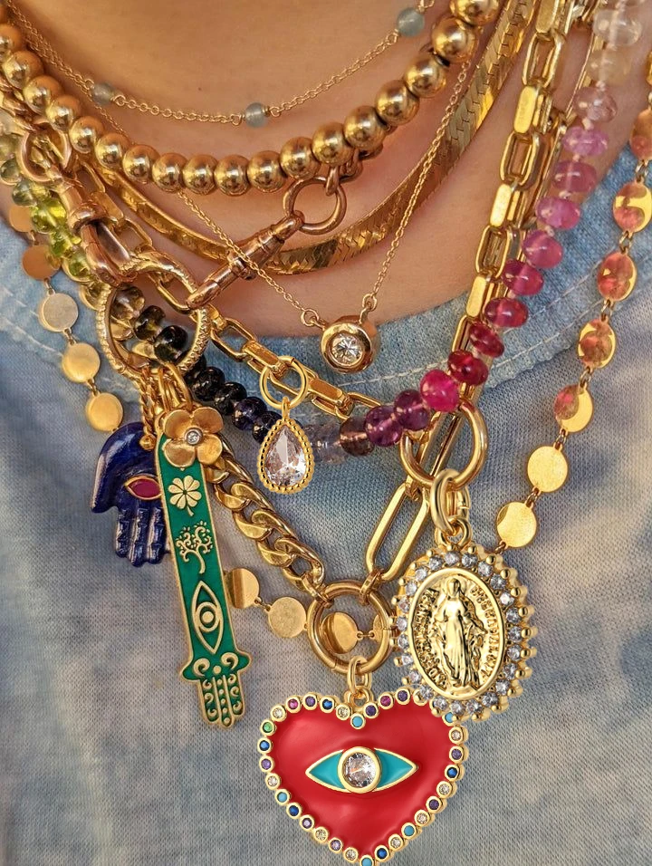 

Red Love Zircon Charm Tree Letters Charm for Jewelry Making Supplies Diy Keychain Necklace Earrings Bracelet Accessories