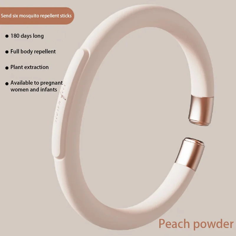 

Силиконовый антимоскитный браслет с растительным маслом