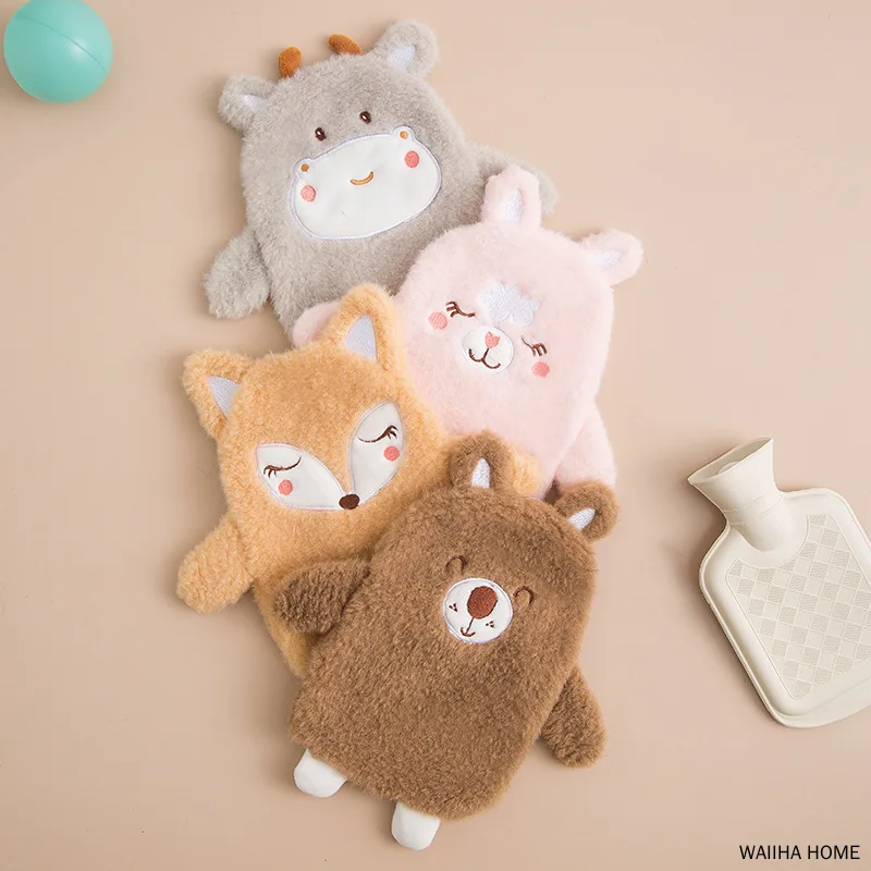 Многоцелевая Многоразовая Плюшевая Грелка С Рисунком Мультяшного Животного -