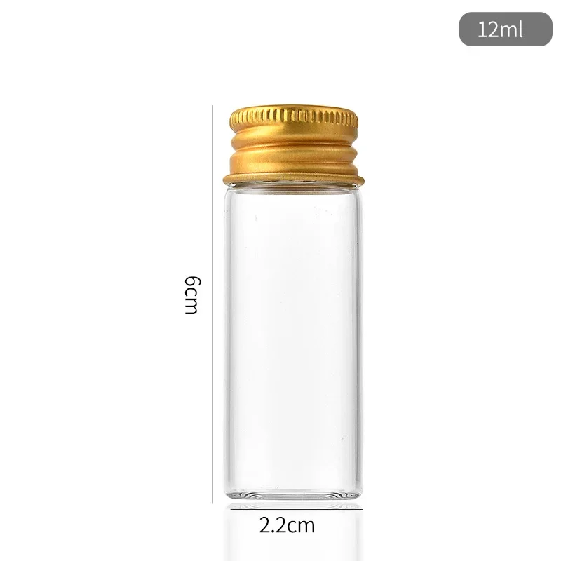 

Прозрачные стеклянные бутылочки с золотой крышкой 5-30 мл